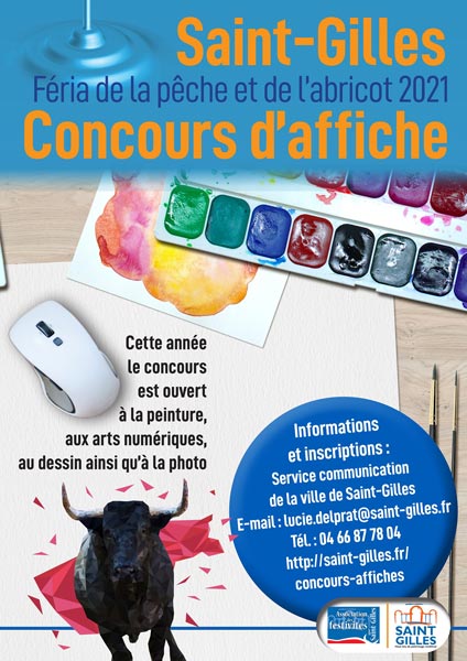 SAINT-GILLES – Concours d’affiches pour la Feria 2021 … avec de la nouveauté !