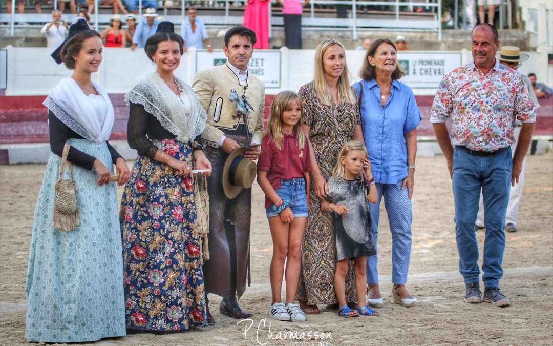 MEJANES (14.07.2022) – Avec trois oreilles et une queue, DIEGO VENTURA remporte le 50eme Rejon d’or.