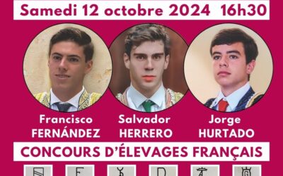 BOUILLARGUES – Programme officiel et cartel de la Novillada sans picadors du 12 octobre…